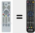 T&eacute;l&eacute;commande pour remplacer RC 311 TA 1 G (21282880)