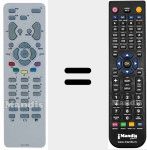 Télécommande pour remplacer RC 311 TR 1 G (21645280)