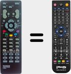 Télécommande pour remplacer CTC20NT (05THO0230004)