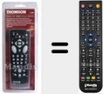 T&eacute;l&eacute;commande pour remplacer TC20V (36142860)