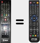 Télécommande pour remplacer LTE2220S