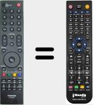 T&eacute;l&eacute;commande pour remplacer CT-90307 (75011184)