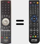 T&eacute;l&eacute;commande pour remplacer CT-8002 (V30042181)