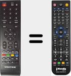 Télécommande pour remplacer LED32X16