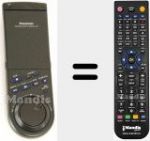 Télécommande pour remplacer VEQ1392