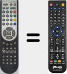 Télécommande pour remplacer RC-1900 (30063114)