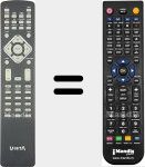 Télécommande pour remplacer VIE001