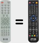 Télécommande pour remplacer VIE006