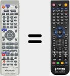 Télécommande pour remplacer VXX2889