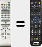 T&eacute;l&eacute;commande pour remplacer RC1072 (30037770)