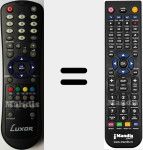 Télécommande pour remplacer RC1055 (20374256)