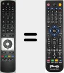 Télécommande pour remplacer RC5112 (20587994)