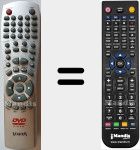 T&eacute;l&eacute;commande pour remplacer VIE002