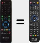 T&eacute;l&eacute;commande pour remplacer ICube2750