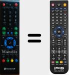 Télécommande pour remplacer Icube3100