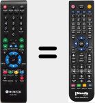 T&eacute;l&eacute;commande pour remplacer Icube2700