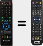 T&eacute;l&eacute;commande pour remplacer ICube3250