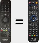 T&eacute;l&eacute;commande pour remplacer Icube3800