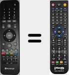 T&eacute;l&eacute;commande pour remplacer ICube 3900