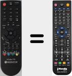 T&eacute;l&eacute;commande pour remplacer ICube770