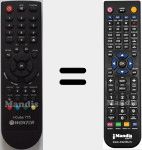 T&eacute;l&eacute;commande pour remplacer ICube775