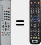 T&eacute;l&eacute;commande pour remplacer R9D187F