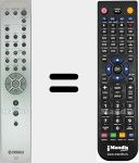 Télécommande pour remplacer RAS13 (ZN042900)