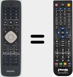 T&eacute;l&eacute;commande pour remplacer YKF352003 (996590021508)