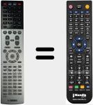 T&eacute;l&eacute;commande pour remplacer RAV506 (ZF270400)