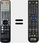 Télécommande pour remplacer WJ55350 (WJ553500)