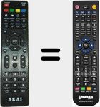 T&eacute;l&eacute;commande pour remplacer AKTV4024T