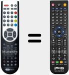 T&eacute;l&eacute;commande pour remplacer ALED