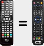 Télécommande pour remplacer AR148