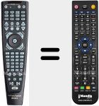 T&eacute;l&eacute;commande pour remplacer AVR 5000