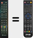 T&eacute;l&eacute;commande pour remplacer MiDE4219