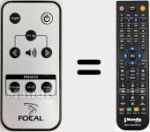 Télécommande pour remplacer FOCAL003