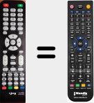 T&eacute;l&eacute;commande pour remplacer LUX 9032 (IDI32SHHPB01 (V.1))