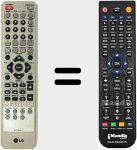 T&eacute;l&eacute;commande pour remplacer 6710CDAK11C