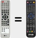 T&eacute;l&eacute;commande pour remplacer 6710CDAT05C