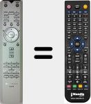 Télécommande pour remplacer RC001PM (00MZK340J0020)