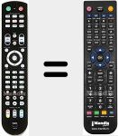 Télécommande pour remplacer HTR-8