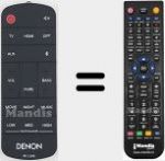 T&eacute;l&eacute;commande pour remplacer RC-1245 (919307102600S)