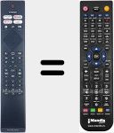 Télécommande pour remplacer 398GR10BEPHN0057HR (996592101064)