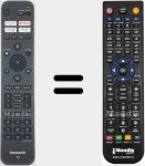 Télécommande pour remplacer RC44255 (30120852)