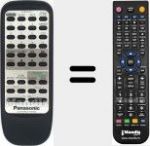 T&eacute;l&eacute;commande pour remplacer EUR645401