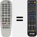 Télécommande pour remplacer RC1913700801 (313923810891)