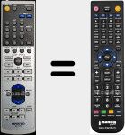 T&eacute;l&eacute;commande pour remplacer RC-721S (24140721)