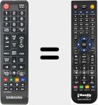 T&eacute;l&eacute;commande pour remplacer AA59-00800A