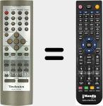 T&eacute;l&eacute;commande pour remplacer RAK-EHA28WH