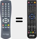 Télécommande pour remplacer 060676